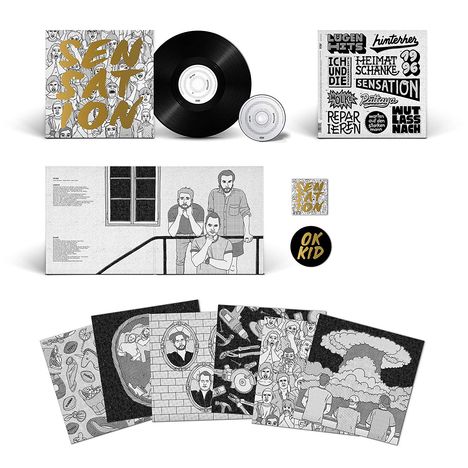 OK Kid: Sensation (Deluxe-Edition), 1 LP und 1 CD