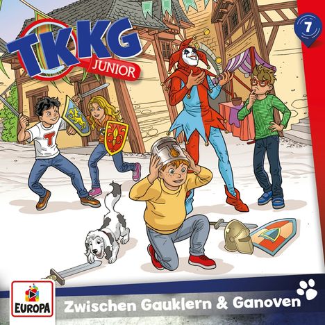TKKG Junior (Folge 07) Zwischen Gauklern und Ganoven, CD