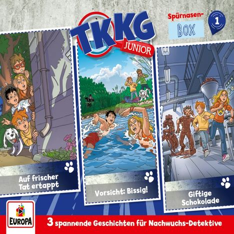 TKKG Junior: Spürnasen-Box 1 (Folgen 1-3), 3 CDs