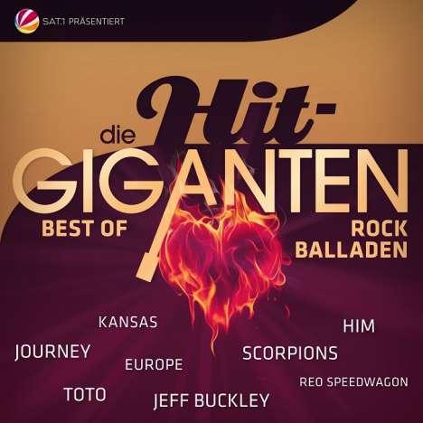 Die Hit-Giganten: Rock Balladen, 2 LPs