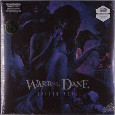 Warrel Dane: Shadow Work  (180g) (Limited-Edition) (Silver Vinyl), 1 LP und 1 CD