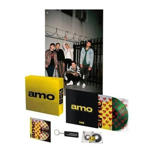 Bring Me The Horizon: Amo (Colored Vinyl) (Box-Set), 2 LPs, 1 CD, 1 MC und 1 Merchandise