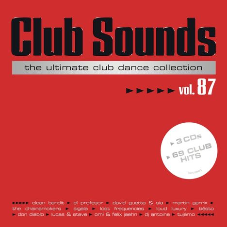 Club Sounds Vol. 87, 3 CDs