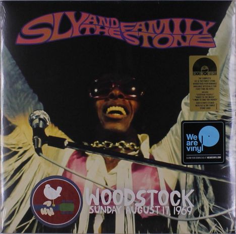 Sly &amp; The Family Stone: Woodstock Sunday August 17, 1969 (Limited Edition) (RSD 2019), 2 LPs