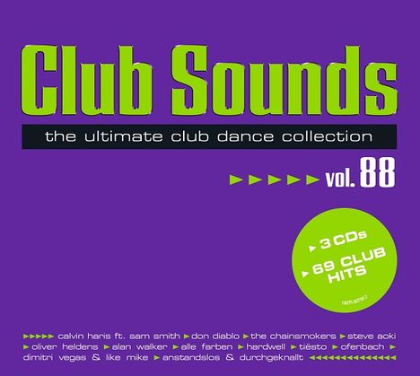 Club Sounds Vol. 88, 3 CDs