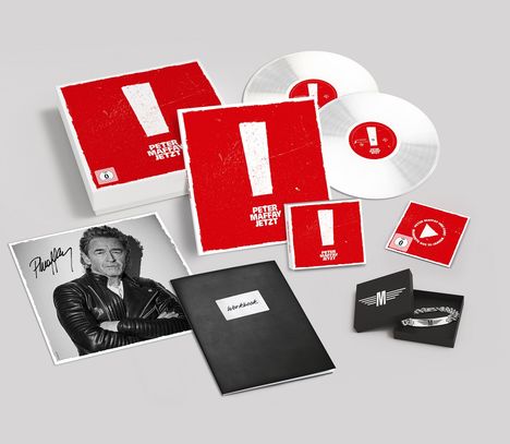 Peter Maffay: Jetzt! (Limitierte Fanbox), 2 LPs, 1 CD und 1 DVD