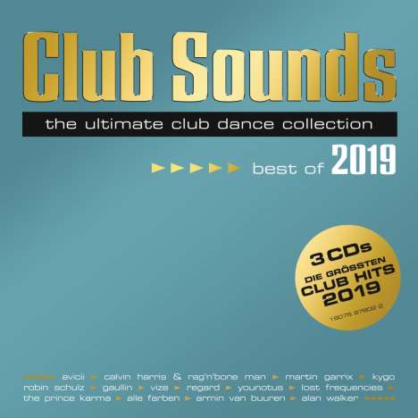 Club Sounds - Best Of 2019, 3 CDs