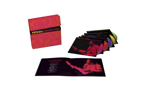 Jimi Hendrix (1942-1970): Songs For Groovy Children: The Fillmore East Concerts, 5 CDs