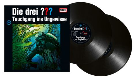 Die drei ???: Die drei ??? (Folge 203) Tauchgang ins Ungewisse (180g) (Limited Edition), 2 LPs