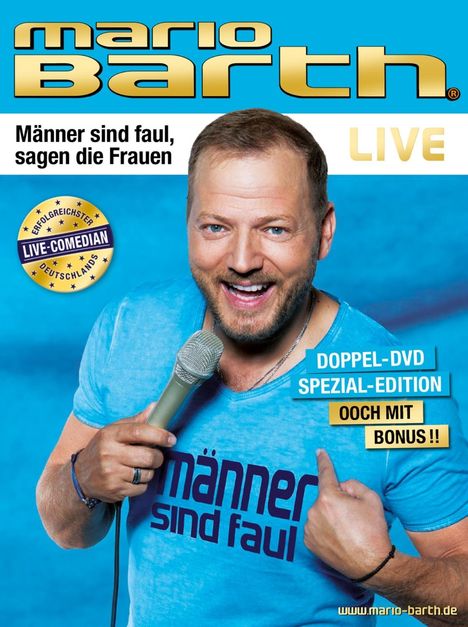 Mario Barth: Männer sind faul, sagen die Frauen (Live) (Blu-ray), Blu-ray Disc