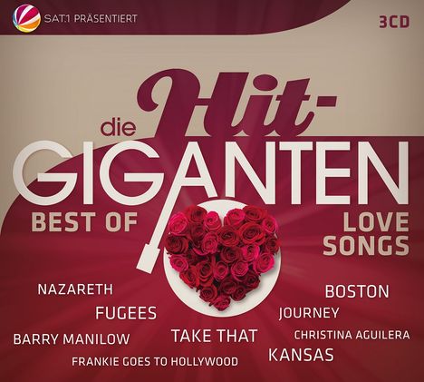 Die Hit-Giganten: Best Of Lovesongs, 3 CDs