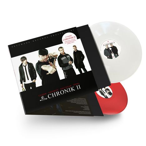 Kollegah, Casper, Shiml &amp; Favorite: Chronik II (Limited Anniversary Edition) (White Vinyl &amp; Red Vinyl), 2 LPs