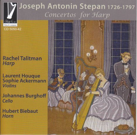 Josef Anton Steffan (1726-1797): Harfenkonzerte op.3 Nr.2-5, CD