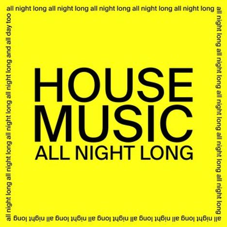 Jarv Is...: House Music All Night Long (Limited Edition), Single 12"