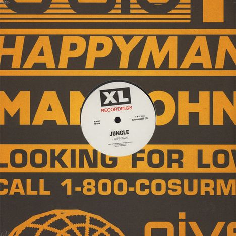 Jungle: Happy Man/House In LA, Single 12"