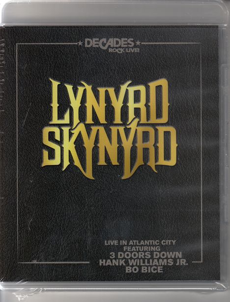 Lynyrd Skynyrd: Live In Atlantic City, Blu-ray Disc