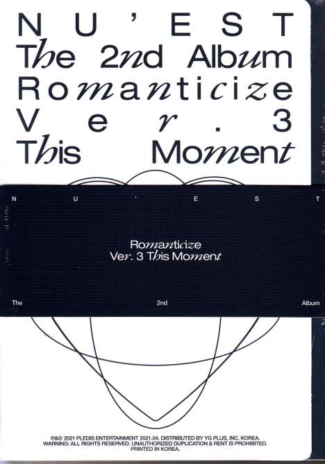 NU'EST: Romanticize: The 2nd Album Version 3 (This Moment-Boxset), CD