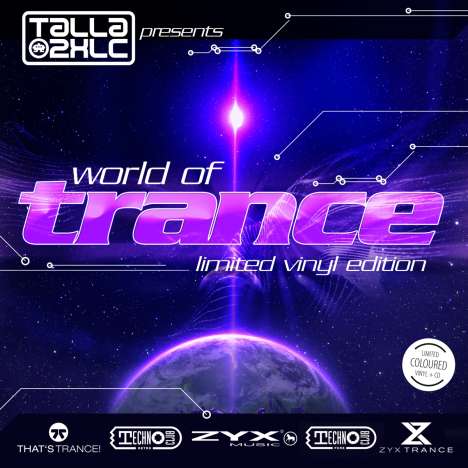 Talla 2XLC Presents: World Of Trance (Limited Edition) (Colored Vinyl), 1 LP und 1 CD