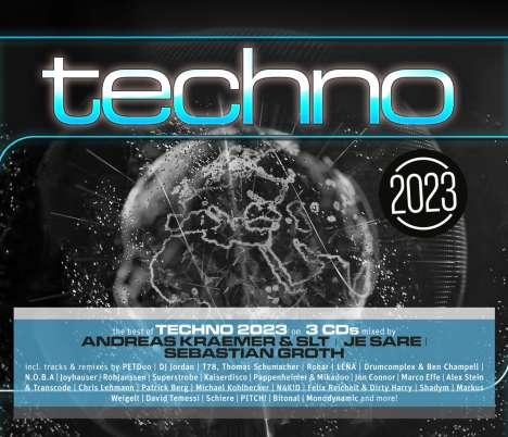 Techno 2023, 3 CDs