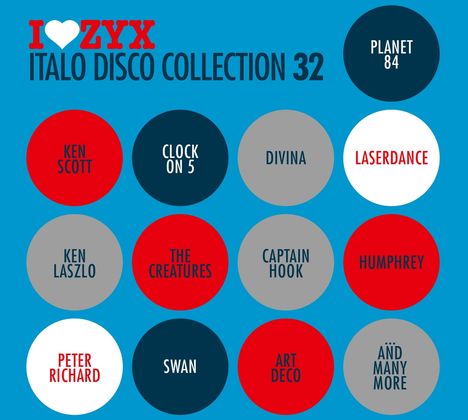 ZYX Italo Disco Collection 32, 2 CDs