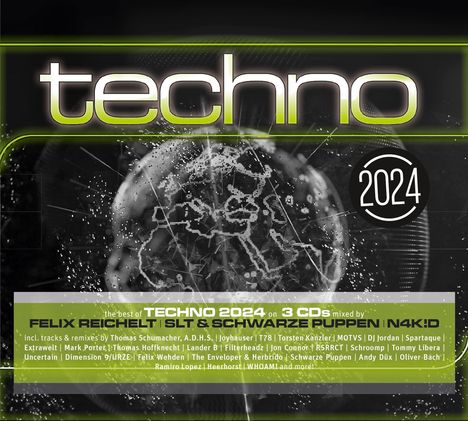 Techno 2024, 3 CDs