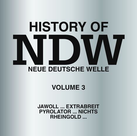 History Of NDW Vol. 3, LP