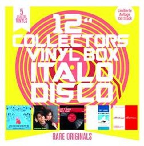 12" Collector's Vinyl Box: Italo Disco (Limited Edition), 5 LPs