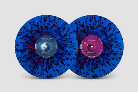 Talla 2XLC &amp; DJ Tandu: Velvet (Limited Edition) (Blue W/ Black Splatter Vinyl), Single 12"