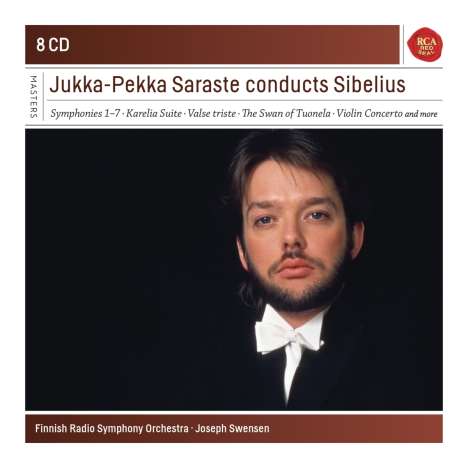 Jean Sibelius (1865-1957): Jukka-Pekka Saraste conducts Sibelius, 8 CDs