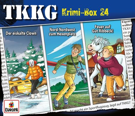TKKG Krimi-Box 24 (Folgen 190,191,192), 3 CDs