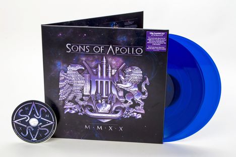 Sons Of Apollo: MMXX (Limited Edition) (Translucent Blue Vinyl) (Exklusiv für jpc!), 2 LPs und 1 CD