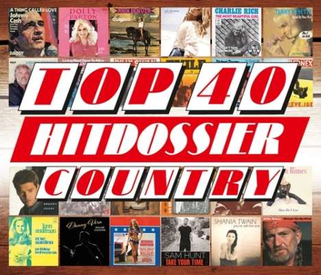 Top 40 Hitdossier: Country, 4 CDs
