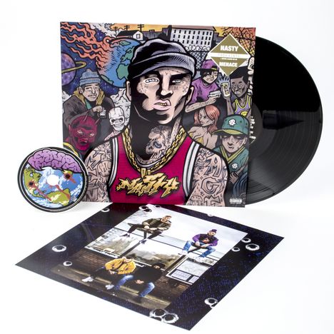 Nasty: Menace (180g), 1 LP und 1 CD