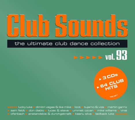 Club Sounds Vol. 93, 3 CDs