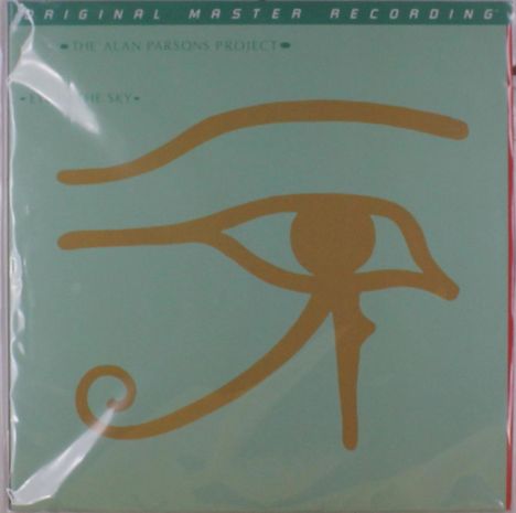 Oben steht "Original Master Recording". In der Mitte: "The Alan Parsons Project", darunter "- Eye in the Sky -". Ein goldfarbenes Horusauge dominiert.