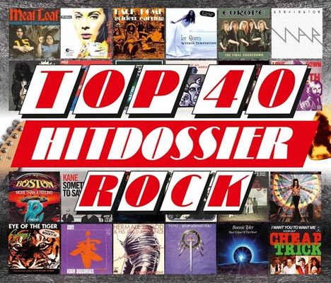 Top 40 Hitdossier: Rock, 4 CDs