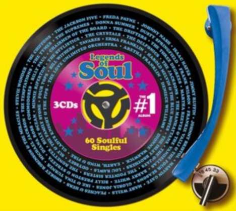 The #1 Album: Legends Of Soul, 3 CDs