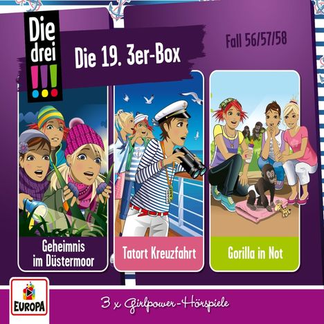 Die drei !!! Die 19. 3er Box (Folgen 56-58), 3 CDs