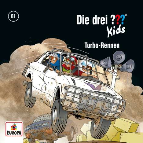 Boris Pfeiffer: Die drei ??? Kids 81: Turbo-Rennen, CD