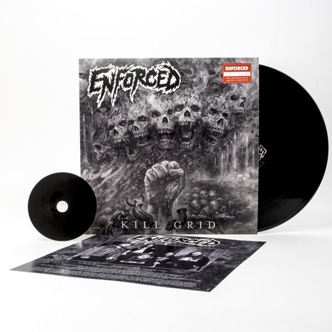 Enforced: Kill Grid (180g), 1 LP und 1 CD