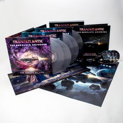 Transatlantic: The Absolute Universe: The Ultimate Edition (Limited Deluxe Edition Box Set) (Clear Vinyl), 5 LPs, 3 CDs und 1 Blu-ray Disc