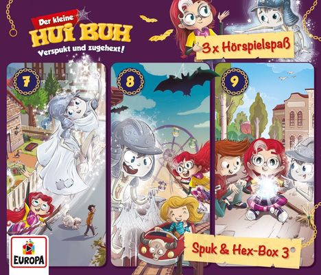 Der kleine Hui Buh - 3er Spuk und Hex-Box 03 (Folgen 7, 8, 9), 3 CDs