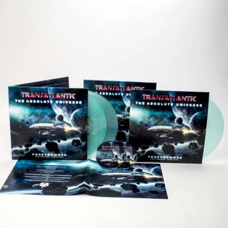 Transatlantic: The Absolute Universe: Forevermore (Extended Version) (180g) (Limited Edition) (Transparent Coke Bottle Green Vinyl) (exklusiv für jpc!), 3 LPs und 2 CDs