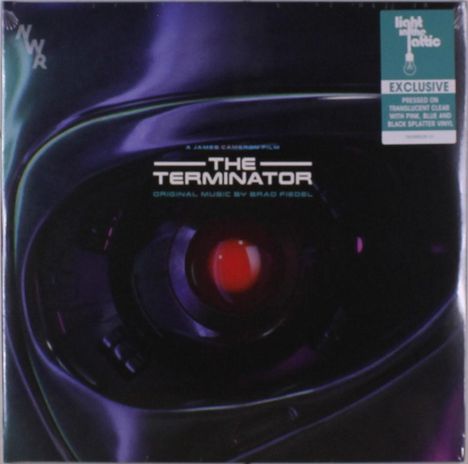 Brad Fiedel: Filmmusik: Terminator (Translucent Clear with Pink/Blue/Black Splatter Vinyl), 2 LPs