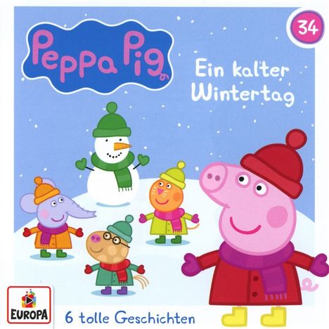 Peppa Pig Folge 34: Ein kalter Wintertag, CD
