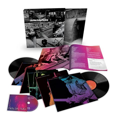 Jimi Hendrix (1942-1970): Electric Lady Studios: A Jimi Hendrix Vision, 5 LPs und 1 Blu-ray Disc