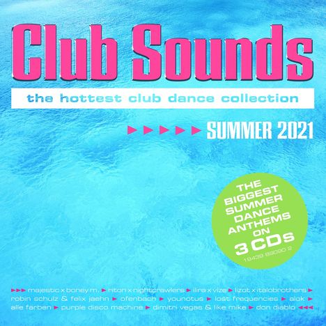 Club Sounds Summer 2021, 3 CDs