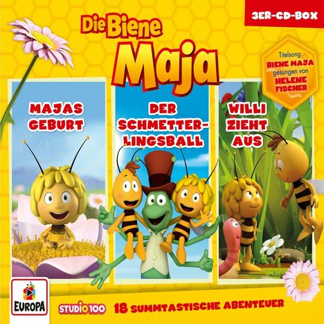 Die Biene Maja 01. - 3er Box (Folgen 1,2,3), 3 CDs