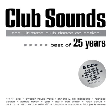Club Sounds - Best Of 25 Years, 5 CDs
