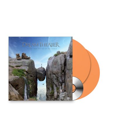 Dream Theater: A View From The Top Of The World (180g) (Limited Edition) (Apricot Vinyl) (in Deutschland/Österreich/Schweiz exklusiv für jpc!), 2 LPs und 1 CD